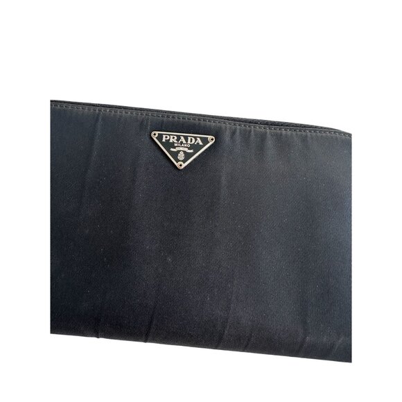 PRADA Nylon Tessuto Long Zip Clutch Wallet - Picture 2 of 7